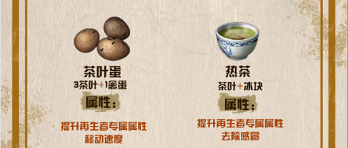 《明日之后》茶叶食谱配方攻略