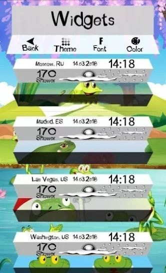 时钟天气青蛙截图(1)