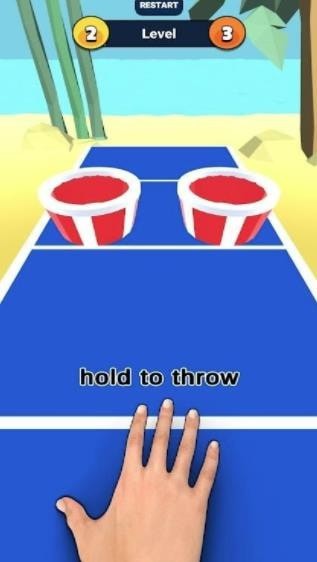 乒乓球弹入水杯截图(1)