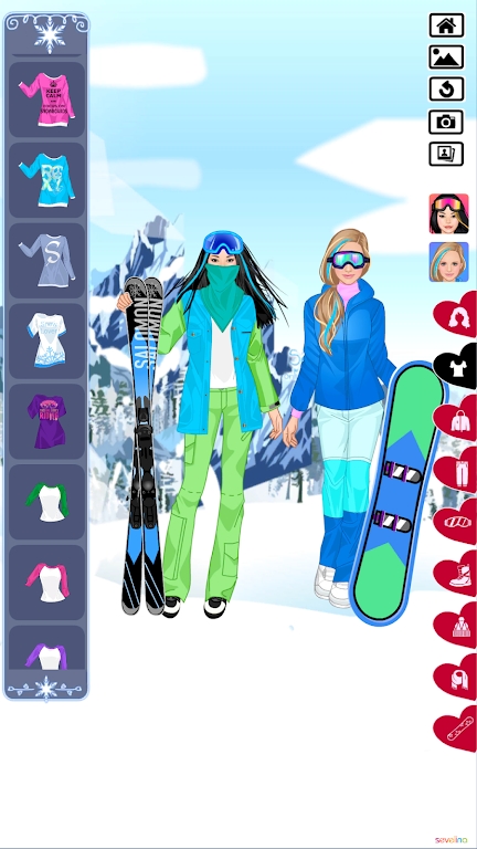 温暖装扮的冬日时光游戏免费下载截图(3)