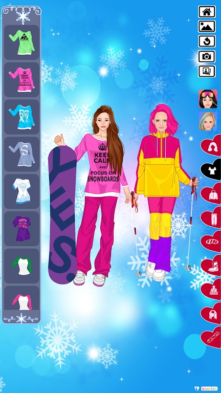 温暖装扮的冬日时光游戏免费下载截图(2)