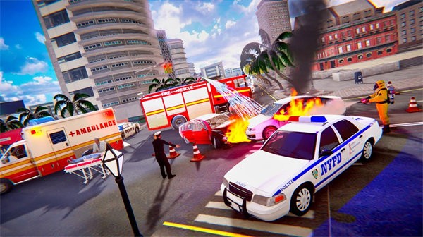 模拟紧急救援消防车截图(1)