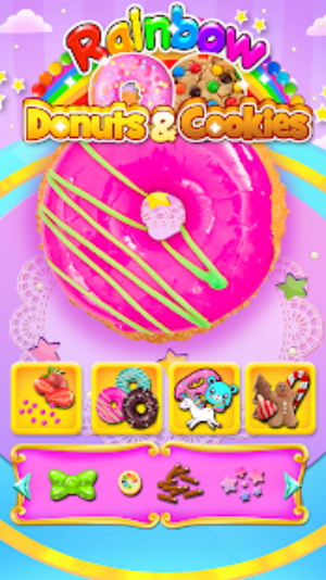 糖果彩虹饼干甜甜圈截图(2)