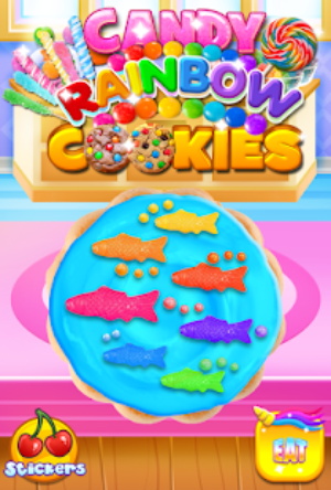 糖果彩虹饼干甜甜圈截图(1)