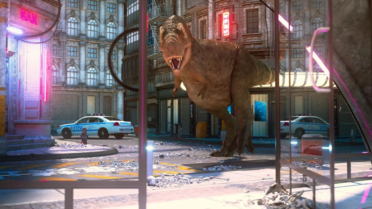 巨大恐龙破坏城市截图(1)
