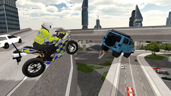 真实警察摩托车模拟器截图(2)