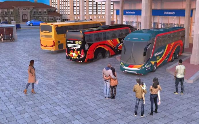 欧洲城市巴士驾驶游戏3D截图(2)