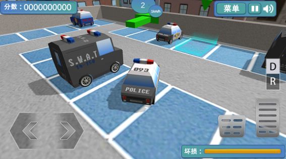 3D警车停车场截图(2)