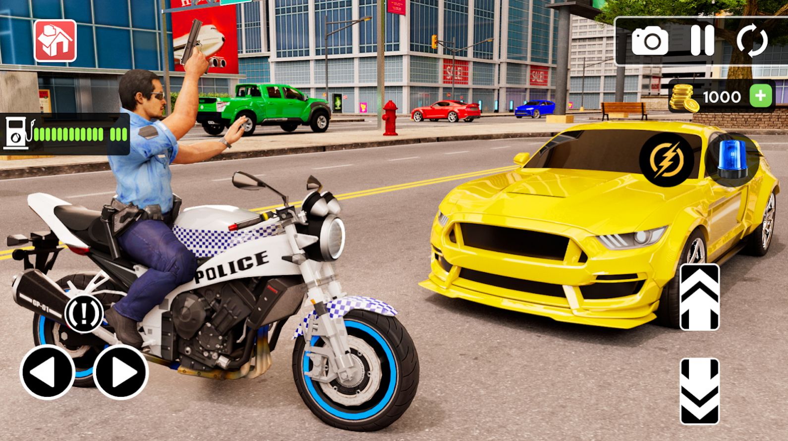 警察驾驶摩托车截图(4)