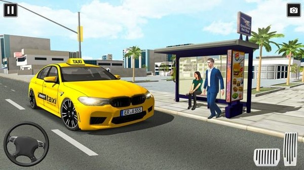 出租车疯狂司机模拟器3D截图(1)