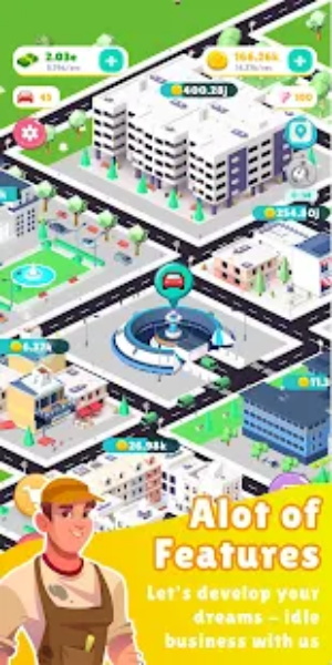 出租车公司模拟城市截图(1)