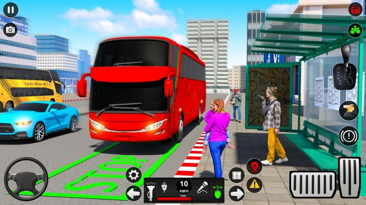 城市公共汽车交通模拟器截图(2)