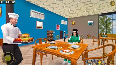 咖啡厅经理烹饪模拟器截图(3)