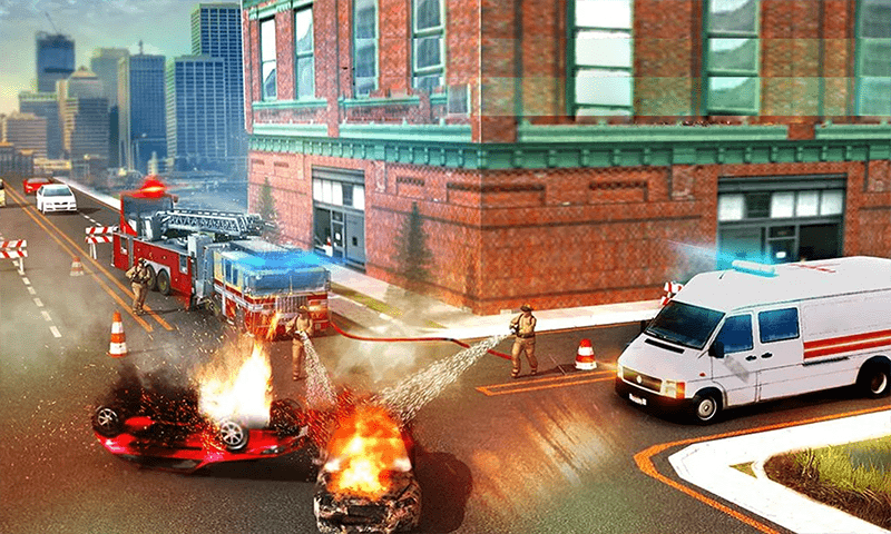 模拟驾驶消防车截图(1)