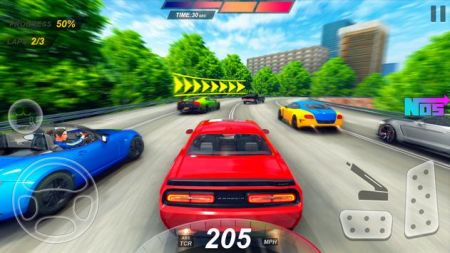 汽车赛车游戏Car Racing Game截图(1)