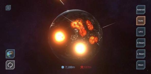 星球爆炸模拟器安卓版截图(1)