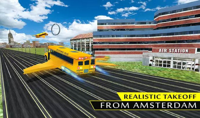 高中飞行公交车模拟器截图(3)