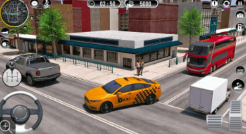 超级英雄出租车模拟器手机版截图(1)