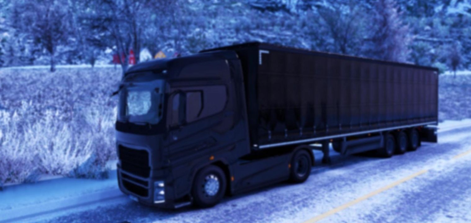 卡车模拟器雪山截图(1)