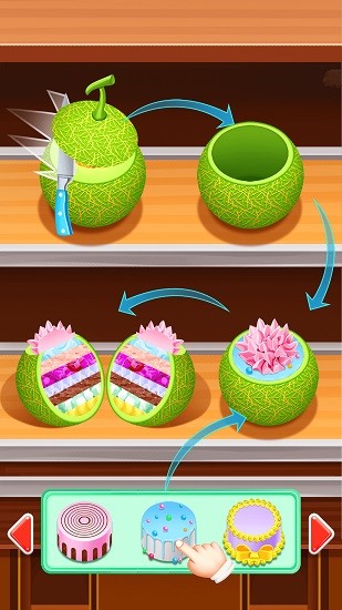 制作美味蜜瓜蛋糕截图(2)