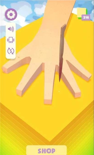 刀戳手指缝截图(2)