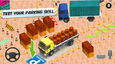 卡车停车场3D货运卡车截图(1)