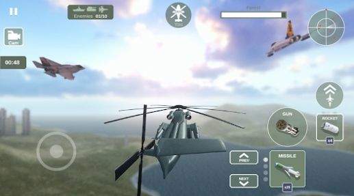 直升机模拟器天空战争截图(3)