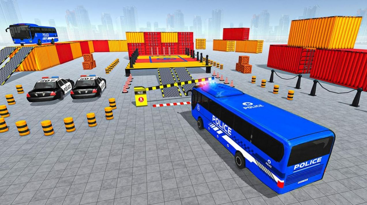 警察巴士停车截图(2)