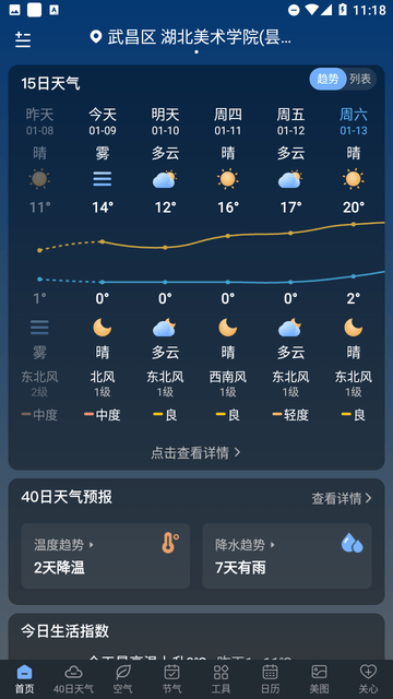 龙年天气预报官方版截图(1)