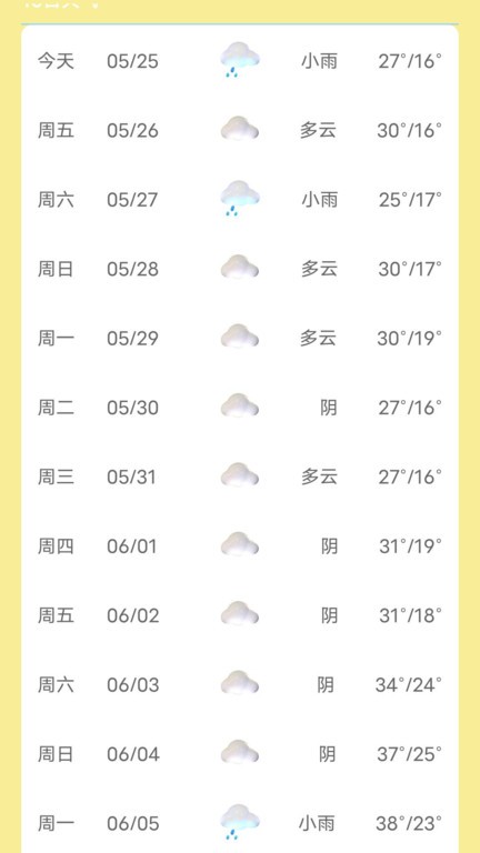 芭蕉天气截图(2)