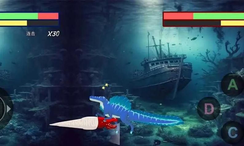 巨齿鲨与海怪搏斗截图(2)