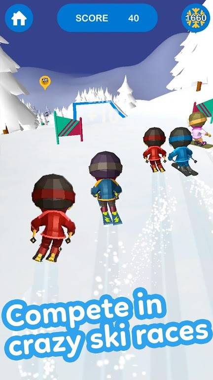 滑雪大冒险3D截图(1)