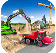 大力挖掘机卡车