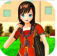 动漫女孩高中模拟器3D