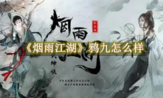 《烟雨江湖》攻略——鸦九怎么样