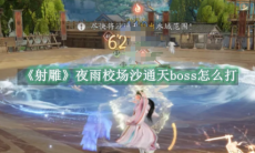 《射雕》攻略——夜雨校场沙通天boss怎么打