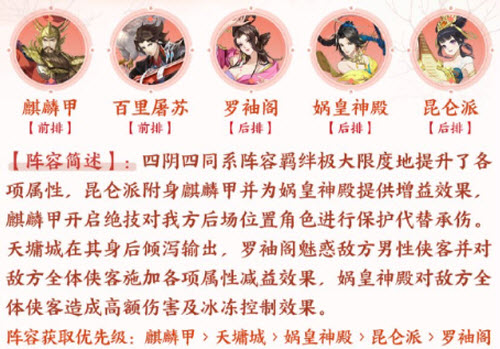 《武林闲侠》麒麟甲卢俊义阵容如何搭配