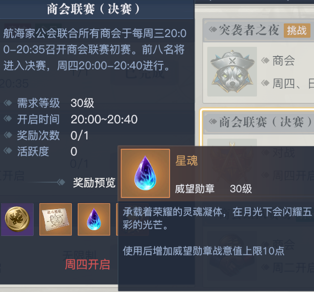 《黎明之海》威望勋章如何使用