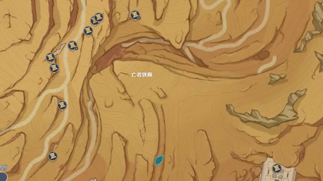 《原神》亡者狭廊圣章石收集指南