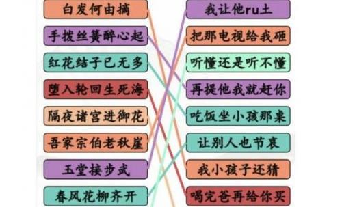 《汉字找茬王》完成狂飙台词押韵挑战完美通关教程