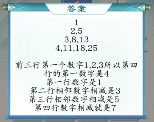 《全民汉字王》数字找规律如何通关