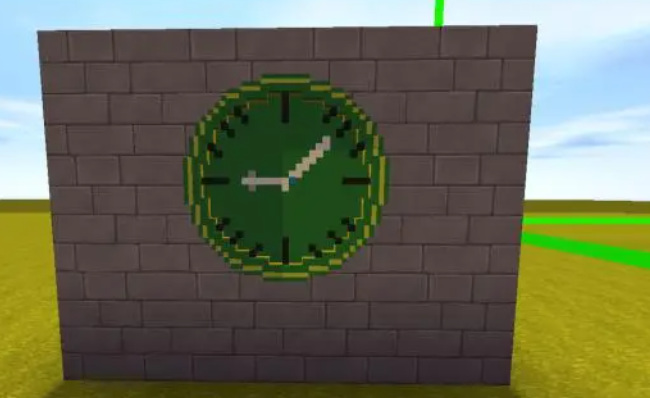 《迷你世界》时钟制作方法